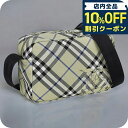 \全品10%OFFクーポン/ バ-バリ- ショルダーバッグ メンズ ブランド BURBERRY チェック 8091335 ライトベージュ