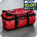 \全品10%OFFクーポン/ ザ・ノースフェイス ボストンバッグ メンズ レディース ブランド THE NORTH FACE BASECAMPDUFFEL XS レッド/ブラック
