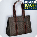 \全品10%OFFクーポン/ コーチ トートバッグ メンズ ブランド COACH シグネチャー CM865 SVBMC 1 ブラウンマルチ