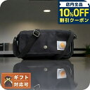 \全品10%OFFクーポン/ カーハート Carhartt ショルダーバッグ B0000376-BLACK メンズ ブラック