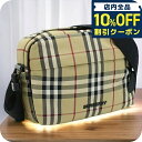 \全品10%OFFクーポン/ バーバリー 斜め掛けショルダーバッグ メンズ BURBERRY ナイロン ルーマニア 8069760 ARCHIVE BEIGE ベージュ系 マルチカラー バッグ プレゼント 実用的