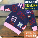 \全品10%OFFクーポン/ 子供服 キッズ 女の子 男の子 高級 ブランド 出産祝い ギフト おしゃれ マークジェイコブス ニット ベビー MARC JACOBS W12428 NAVY ネイビー系 マルチカラー ウェア 選べるモデル