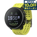 \全品10%OFFクーポン/ スント バーティカル ブラック ライム 充電式クオーツ スマートウォッチ ブランド メンズ レディース SUUNTO SS0508...