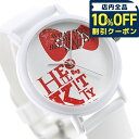 \全品10%OFFクーポン/ カオル ハローキティ タイポ 38mm クオーツ KAORU004KW 香 バニラの香り 腕時計 ブランド レディース ホワイト KAORU プレゼント ギフト