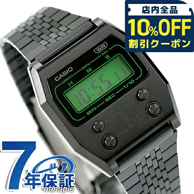 7年保証キャンペーン カシオ CASIO プレミアムシリーズ クォーツ 電池式 クォーツ 電池式 ユニセックス 腕時計 A1100B-1DF PREMIUM SERIES デジタル ブラック ◆1970年代後半に発売されたフロントボタンモデル52QSを、当時と同じフルメタルケースで復刻したモデルです。ヘアラインとミラーで丁寧に磨き分けされたケース、メタル素材のアイコニックなフロントボタンで上質に仕上げました。さりげなく刻まれた機能表示も質感を高めるポイントです。また、表面をフラットに仕上げた多列タイプのバンドを採用し、レトロなデザインと腕への着け心地を両立しました。時を超えて愛されるレトロなルックスに、プレミアムな輝きをプラスしたモデルです。誕生日や記念日のプレゼントにもおすすめです。 国内モデル品番：A1100B-1JF■さまざまなタイプの腕時計をご用意しています。メンズ腕時計 男性用腕時計 レディース腕時計 女性用腕時計 キッズウォッチ ペア ペアウォッチ 男女兼用腕時計 ユニセックス お揃い腕時計 カップル時計 ペアセット 記念日ペア 恋人用腕時計 クオーツ クォーツ 電池式 自動巻き 機械式 手巻き メカニカル 電波 ソーラー 電波ソーラー ソーラー電波 ソーラー電波時計 ソーラー電波腕時計 エコドライブ エコ・ドライブ スプリングドライブ 3針 クロノグラフ GMT 日付 曜日 カレンダー ストップウォッチ パワーリザーブ 耐衝撃 スケルトン 裏スケ スマートウォッチ Bluetooth デジタル アナログ アナデジ デジアナ 5気圧防水 防水 防水腕時計 ダイバー ダイバーズ ダイバーズウォッチ 限定モデル スクエア ラウンド 四角 丸形 丸型 ビッグフェイス 大きいサイズ 大きい 小さい 大きめ 小さめ 小ぶり 春 夏 秋 冬 見やすい シンプル ミリタリー アウトドア 海 プール に使える 薄型 薄い 軽い 軽量 超軽量 可愛い かわいい かっこいい おしゃれ きれい カジュアル フォーマル スイス製 日本製 国産 革ベルト レザーベルト ラバーベルト ゴムバンド ステンレス 金属ベルト メタル チタン キラキラ 華奢 小型腕時計 高級 高級時計 高級腕時計 ファッション時計 スーツ 仕事用 ビジネス腕時計 スポーツ腕時計 ブランド ブランドウォッチ 人気ブランド カジュアルブランド ハイブランド 高級ブランド おすすめ 人気 定番 ブラック ホワイト ブルー レッド イエロー ネイビー カーキ グリーン グレー ピンク ゴールド シルバー 黒 白 青 赤 緑 黄色 金色 銀色■幅広い方にご利用いただけます。10代 20代 30代 40代 50代 60代 70代 80代 男性 女性 メンズ レディース 男の子 女の子 男子 女子 働く女性 ベビー キッズ こども 子供 幼稚園 保育園 小学生 中学生 高校生 大学生 20歳 成人 大人 新卒 社会人 新社会人 お父さん お母さん 父 母 父親 母親 両親 旦那さん 夫 妻 奥さん 夫婦 おじいちゃん おばあちゃん 祖父 祖母 兄 姉 弟 妹 叔父 叔母 義父 義母 親戚 友達 友人 女友達 ママ友 同僚 上司 部下 取引先 先生 会社 学校 敬老会 カップル 婚約中の二人 記念日を祝う二人 彼氏 彼女 恋人 二人で使える ビジネスマン 社会人 シェア 男女兼用 ユニセックス■大切な記念日の贈り物としても人気です。ギフト プレゼント ラッピング 刻印サービス 名入れ サイズ調整 電池交換 プチギフト 特別ギフト 記念日ギフト まとめ買い 大量注文 贈答品 普段使い 実用的 お祝い お祝い返し 記念日 記念品 結婚記念日 誕生日 誕生日プレゼント 結婚祝い 成人式 成人祝い 出産祝い 就職祝い 卒園祝い 卒業祝い 合格祝い 引っ越し祝い 御祝 御礼 お礼 クリスマス クリスマスプレゼント バレンタイン バレンタインギフト バレンタインデー ホワイトデー チョコ以外 敬老の日 父の日 母の日 ははの日 ちちの日 ウェディングギフト ブライダルギフト 披露宴 結婚式 弔事 法事 還暦祝い 喜寿祝い 古稀祝い 傘寿祝い 米寿祝い 卒寿祝い 白寿祝い ダイヤモンド婚式 金婚式 銀婚式 デート 新築祝い 開店祝い 快気祝い 上棟祝い 賞品 コンペ景品 ゴルフコンペ 法人注文 退職祝い 定年退職記念品 入園祝い 入学祝い 卒園記念品 卒業記念品カシオ CASIO クォーツ 電池式 A1100B-1 プレミアムシリーズ ユニセックス メンズ レディース 腕時計 カシオ casio デジタル ブラック 黒 防水 品番A1100B-1DF駆動方式クォーツ 電池式素材：ケースステンレススチール素材：ベルトステンレススチール風防無機ガラス文字盤カラーブラックベルトカラーブラックサイズ（縦×横×厚）約40×35×9.1mmベルト幅（最大）約20mmベルト幅（最小）約16mmベルト腕周り最大約21cm重さ約89g仕様日常生活用防水ストップウオッチ（1/10秒、60分計）時刻アラーム・時報LEDバックライト（残照機能付き）LED：アンバーオートカレンダー平均月差：±30秒付属品取扱説明書（英字）保証当店にて一年保証▼ご一緒にいかがですか？→サイズ調整→ギフトラッピング→名入れ・刻印→発送前 新品電池交換・商品と一緒にご注文下さい・各種サービスは一部対応不可商品がございます詳細は各サービスページをご参照くださいCASIOの商品一覧はこちら♪