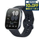 \10%OFFクーポン+さらに3倍★8/20限定/ アマズフィット Bip6 充電式クォーツ スマートウォッチ ブランド メンズ レディース Bluetooth Amazfit SP170074-C01 デジタル ブラック 黒