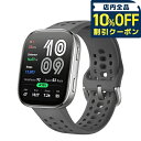 \全品10%OFFクーポン★3日10時迄/ アマズフィット Bip6 充電式クォーツ スマートウォッチ ブランド メンズ レディース Bluetooth Amazfit SP170074-C17 デジタル チャコールグレー