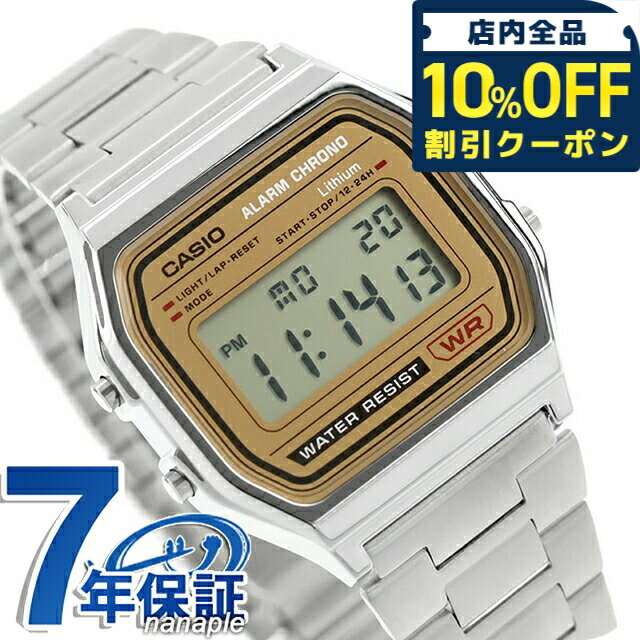 樂天商城 - ＼10%OFFクーポン★GW限定／ カシオ チープカシオ CASIO スタンダード クォーツ 電池式 A158WEA-9 WEB限定 ユニセックス チプカシ メンズ レディース 腕時計 ブランド カシオ casio デジタル キャメルベージュ おしゃれ 防水 かわいい プレゼント 実用的 5480