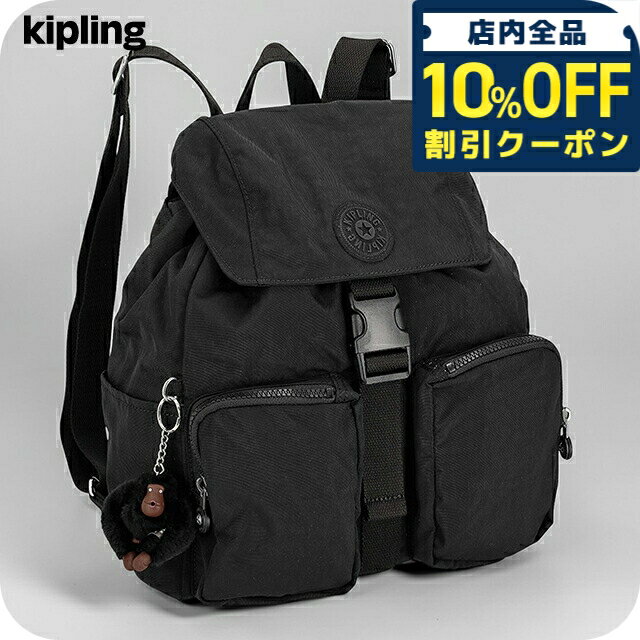 樂天商城 - ＼10%OFFクーポン★GW限定／ キプリング バックパック レディース ブランド Kipling CHINA KIB8N30DH BLACK TONAL ブラック 旅行 高級 おしゃれ プレゼント 女性 実用的 かわいい 10500