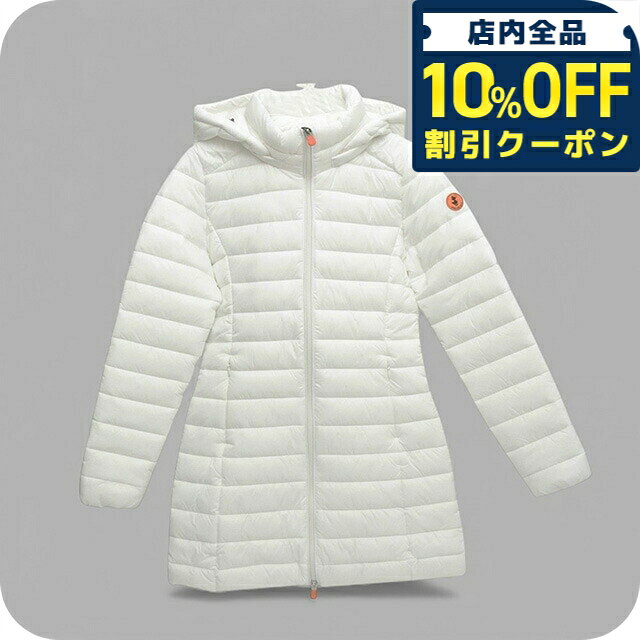 樂天商城 - ＼10%OFFクーポン★GW限定／ セイブ ザ ダック SAVE THE DUCK MIRI ダウンジャケット D47180W-00002-OFF-WHITE-0 レディース ダウンジャケット ブランド 31050