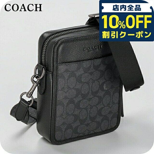 乐天商城 - ＼10%OFFクーポン★GW限定／ コーチ ショルダーバッグ メンズ ブランド COACH India CW388 QBMI5 ブラック/チャコール 斜めがけ ブランド 高級 おしゃれ プレゼント 男性 実用的 かっこいい 31770