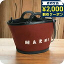 \2000円OFFクーポン&さらに+9倍★16日02時迄/ マルニ トートバッグ レディース MARNI ウール ナイロン カーフレザー イタリア BMMP00...