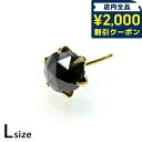 \2000円OFFクーポン&さらに+9倍/ ライオンハート ピアス メンズ レディース ブランド LION HEART プラチナ900 スタッド ブラックダイヤ...
