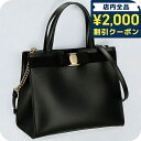 \2000円OFFクーポン/ フェラガモ ハンドバッグ レディース ブランド Ferragamo 21I290CALF NER 734 058 ブラック