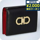 \2000円OFFクーポン&さらに+9倍★16日02時迄/ フェラガモ 二つ折り財布 レディース ブランド Ferragamo 220627CALF NE FR...