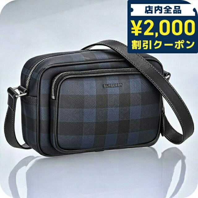 バーバリー ショルダーバッグ メンズ レディース BURBERRY チェック 8073271 ブラック 斜めがけ ブランド 高級 おしゃれ プレゼント 男性 実用的 かっこいい