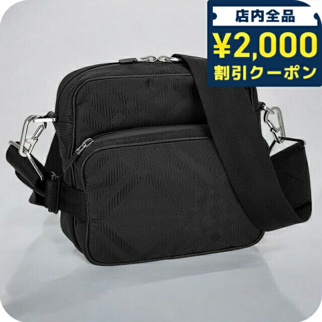 バーバリー ショルダーバッグ メンズ BURBERRY 8085380 ブラック 斜めがけ ブランド 高級 おしゃれ プレゼント 男性 実用的 かっこいい