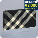 \2000円OFFクーポン&さらに+9倍★16日02時迄/ バ−バリ− 長財布 メンズ ブランド BURBERRY チェック 80895...