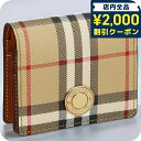 \2000円OFFクーポン&さらに+9倍★16日02時迄/ バ−バリ− 二つ折り財布 レディース ブランド BURBERRY チェック ...
