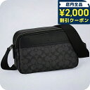 \2000円OFFクーポン&さらに+9倍/ コーチ ショルダーバッグ メンズ ブランド COACH シグネチャー CV921 QBMI5 1 チャコール/ブラッ...