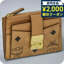 \2000円OFFクーポン&さらに+9倍/ エム シー エム カードケース レディース ブランド MCM MYABSPA07 ブラウン