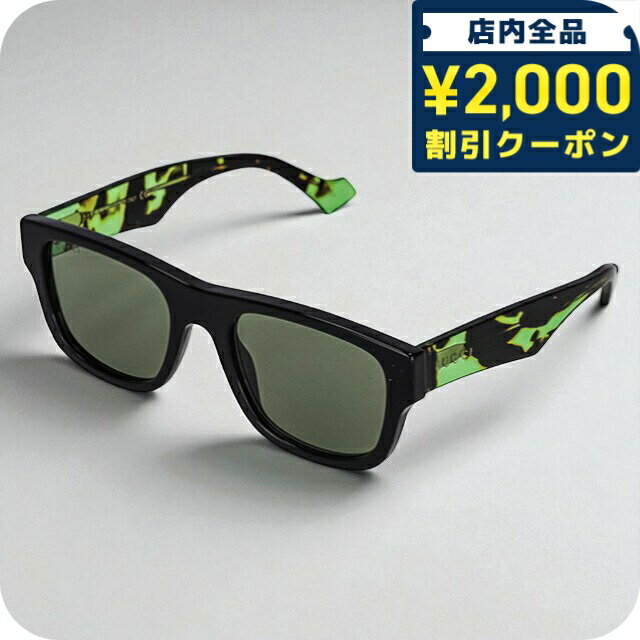 グッチ サングラス メンズ ブランド GUCCI GG1427S 005 ブラック/グリーン