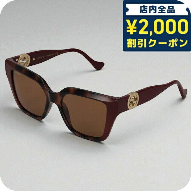 ��2000��OFF�����ݥ�+�����9�ܡ� ���å� ���󥰥饹 ��ǥ����� �֥��� GUCCI GG1023S 009 �֥饦��