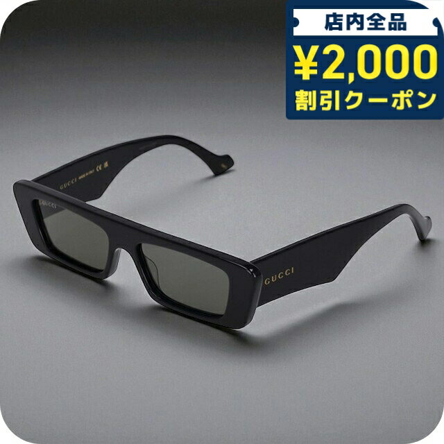Rakuten - ＼2000円OFFクーポン+さらに9倍／ グッチ サングラス メンズ ブランド GUCCI GG1331S 001 ブラック 26320