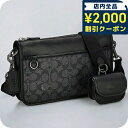 \2000円OFFクーポン&さらに+9倍/ コーチ ショルダーバッグ メンズ ブランド COACH シグネチャー CW373 QBMI5 1 チャコールグレー/...