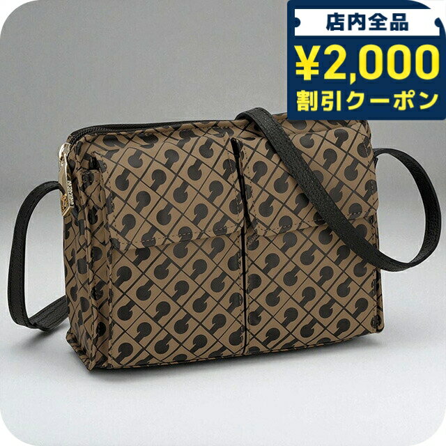 ＼2000円OFF+さらに9倍／ ゲラルディーニ ショルダーバッグ レディース ブランド GHERARDINI GH0206 TOFFE ブラウン/ブラック 斜めがけ 高級 おしゃれ プレゼント 女性 実用的 かわいい
