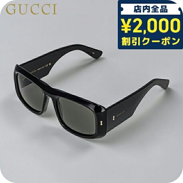Rakuten - ＼2000円OFFクーポン+さらに9倍／ グッチ サングラス メンズ ブランド GUCCI GG1080S 001 ブラック 31680