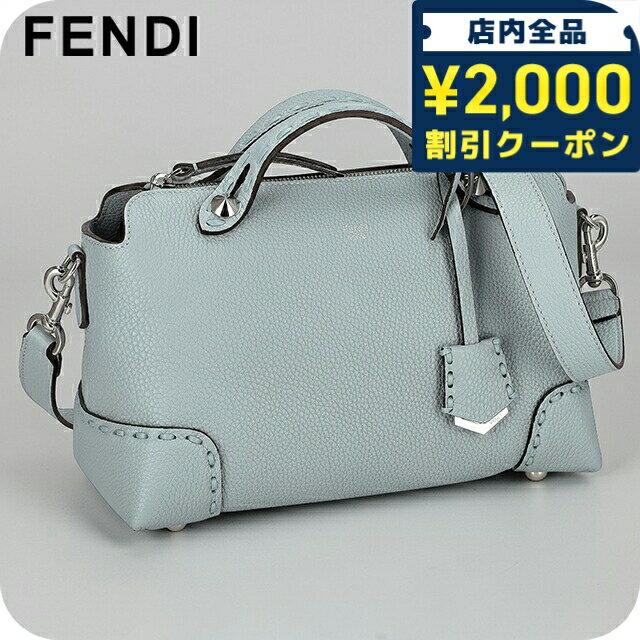 FENDI - フェンディ ハンドバッグ レディース ブランド FENDI レザー ITALY 8BL146-0ARBB F1NQ0 ライトブルー 軽量 小さめ 手提げ 高級 おしゃれ プレゼント 女性 実用的 かわいい 324360