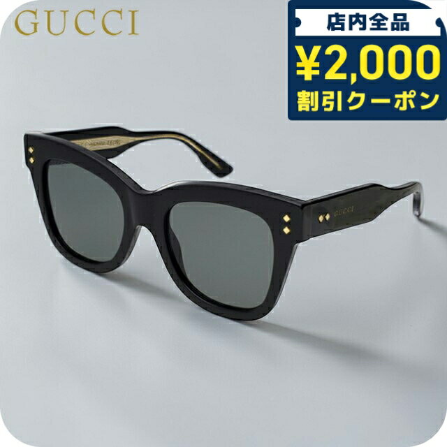 乐天商城 - ＼2000円OFFクーポン+さらに9倍／ グッチ サングラス レディース ブランド GUCCI GG1082S 001 ブラック 30340
