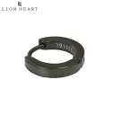 ライオンハート ピアス ブランド LION HEART 正規品 シングルフープピアス メンズ 片耳 ブラック ステンレススチール アクセサリー レディース LH...