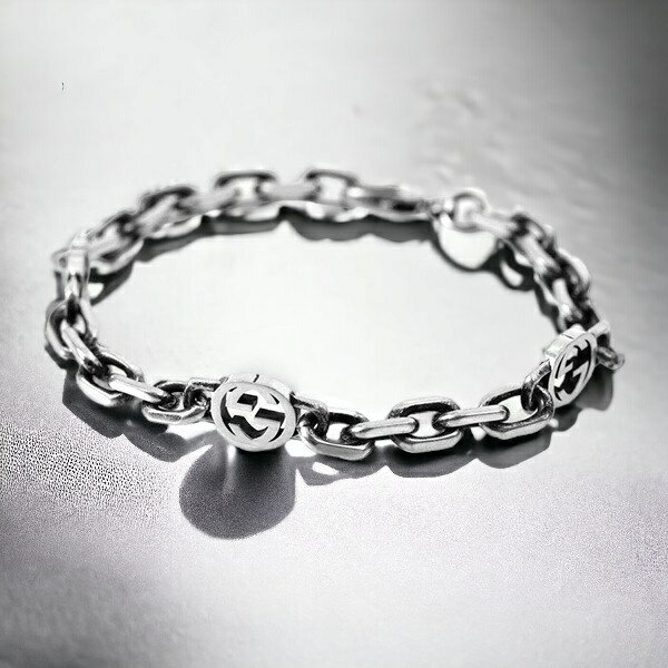 Rakuten - グッチ ブレスレット インターロッキングG sterling silver ユニセックス メンズ レディース 620798 J8400 0811 GUCCI シルバー プレゼント 実用的