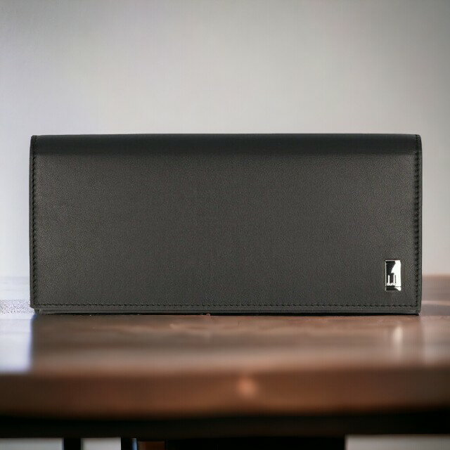 Rakuten - dunhill ダンヒル 革 長財布 メンズ レザー サイドカー 19F2F10AT 薄い スリム カード ビジネス 小銭入れ ブラック 男性 ウォレット ブランド 高級 おしゃれ プレゼント 実用的