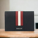 バリー ＼4/18限定★全品10%OFFクーポンに+3倍／ BALLY 名刺入れ メンズ ブランド バリー カードケース タイク パスケース コンパクト レザー 6218025 ビジネス シンプル ブラック 小物 おしゃれ 記念日 誕生日プレゼント ギフト