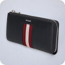 \さらに+4倍★今だけ!!/ バリー 長財布 メンズ レディース ブランド BALLY レザー 6309717 ブラック レッド 財布