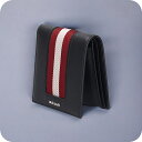 \さらに+4倍★今だけ!!/ バリー 二つ折り財布 メンズ レディース ブランド BALLY レザー 6309719 ブラック レッド 財布