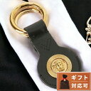 ヴェルサーチェ ＼激アツな6日間★全品10%OFFクーポン／ ヴェルサーチ VERSACE 1006198 1A03190 1B00V メドゥーサ エアタグ キーリング キーホルダー ブランド ブラック/ゴールド メンズ ヴェルサーチェ 記念品 プレゼント ギフト