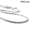 ＼激アツな6日間★全品10%OFFクーポン／ ポリス ネックレス メンズ ブランド POLICE N DURBUY ステンレス 26477PSS01 シルバー ジュエリー