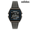 \さらに+4倍★今だけ!!/ アディダス DIGITAL TWO クオーツ 腕時計 ブランド メンズ レディース adidas AOST22073 デジタル ブラック 黒