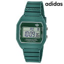 \さらに+4倍★今だけ!!/ アディダス DIGITAL TWO クオーツ 腕時計 ブランド メンズ レディース adidas AOST23558 デジタル グリーン