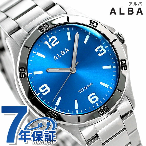 ALBA - セイコー アルバ メンズ 腕時計 ブルー クオーツ AQPK412 SEIKO ALBA 時計 記念品 プレゼント ギフト 7700