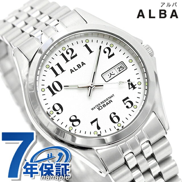 ALBA - ＼全品10%OFFクーポン／ セイコー アルバ クオーツ 腕時計 メンズ SEIKO ALBA AQGK472 アナログ シルバー