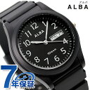 ＼1日は全品11％OFFクーポン／ セイコー アルバ スポーツ クオーツ 腕時計 メンズ SEIKO ALBA AQPJ411 アナログ オールブラック 黒 その1