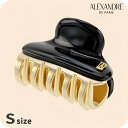 アレクサンドル ドゥ パリ ヘアクリップ レディース ブランド ALEXANDRE DE PARIS ヴァンドームSクリップ ICC45-14339-02-N3 ブラック ヘアアクセサリー