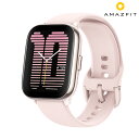 アマズフィット ペタルピンク 充電式クオーツ スマートウォッチ ブランド メンズ レディース Bluetooth Amazfit SP170066-C172 デ...