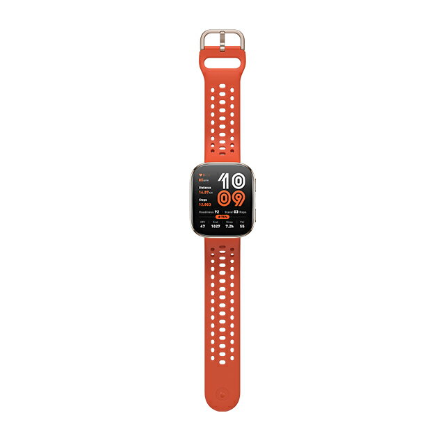 ＼10％割引クーポン／ アマズフィット Bip6 充電式クォーツ スマートウォッチ ブランド メンズ レディース Bluetooth Amazfit SP170074-C03 デジタル ブラック レッド 黒