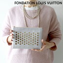 ＼5/5は超激アツ★全品10%OFFクーポンに+3倍／ ルイ・ヴィトン クラッチバッグ メンズ レディース ブランド LOUIS VUITTON リサイクルコットン55％、リサイクルポリウレタン45％ ルイヴィトン美術館 2000000023557 シルバー バッグ